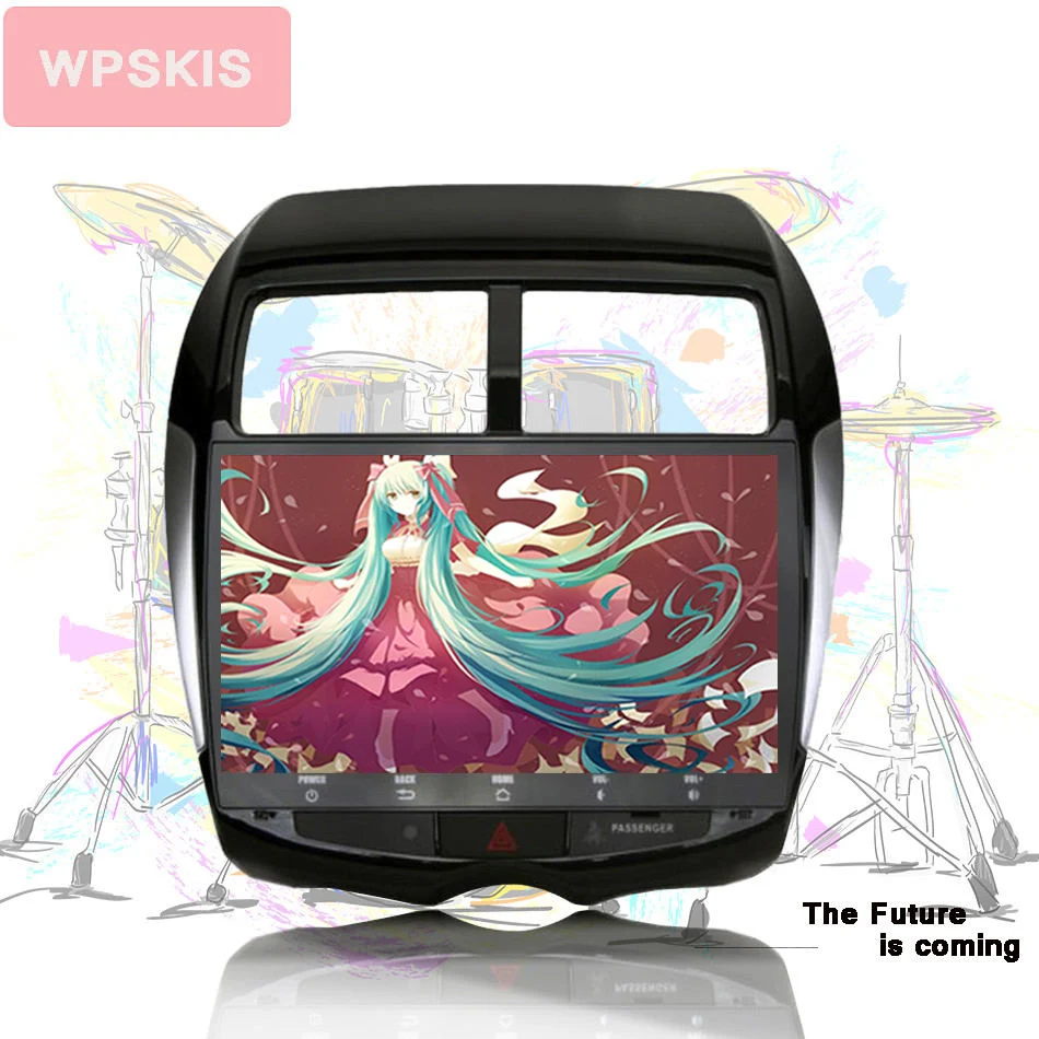 

10.2" Android 8.1 Octa Core Car GPS Radio for Mitsubishi ASX Citroen C4 peugeot 4008 navi 2 din multimedia 4Gb+64Gb radio Stereo