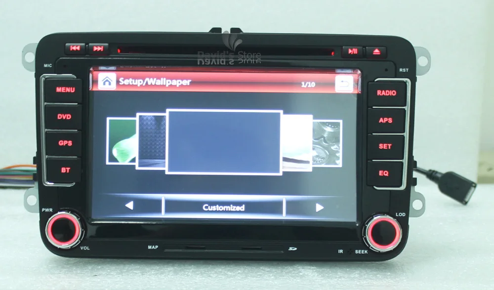7inchs Car Navigation for Volkswagen with Built-in Canbus 14