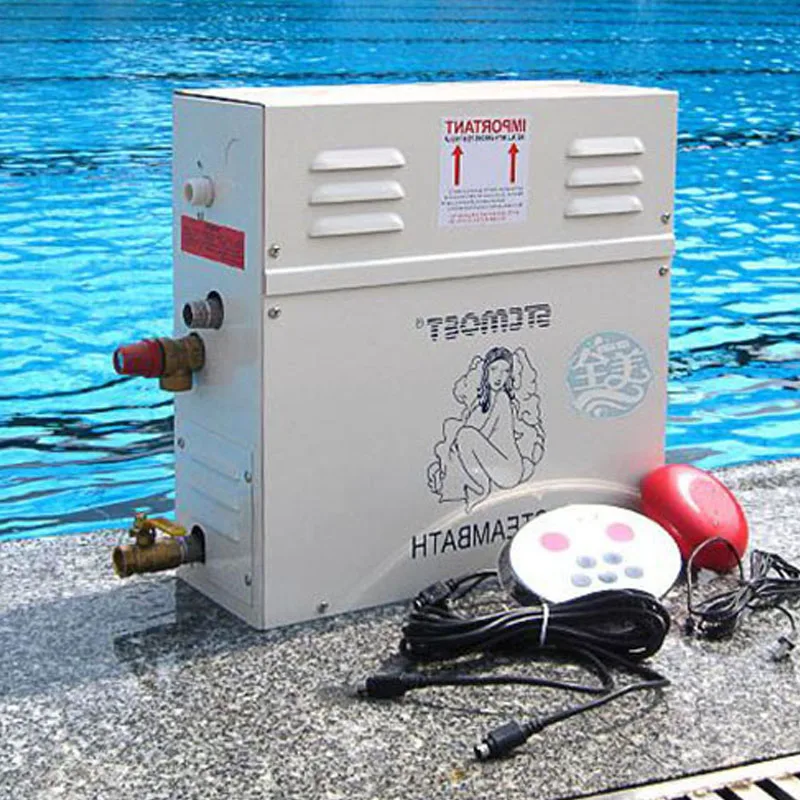 6KW220240VHomeuseSteammachineSteamgeneratorSaunaDrystream