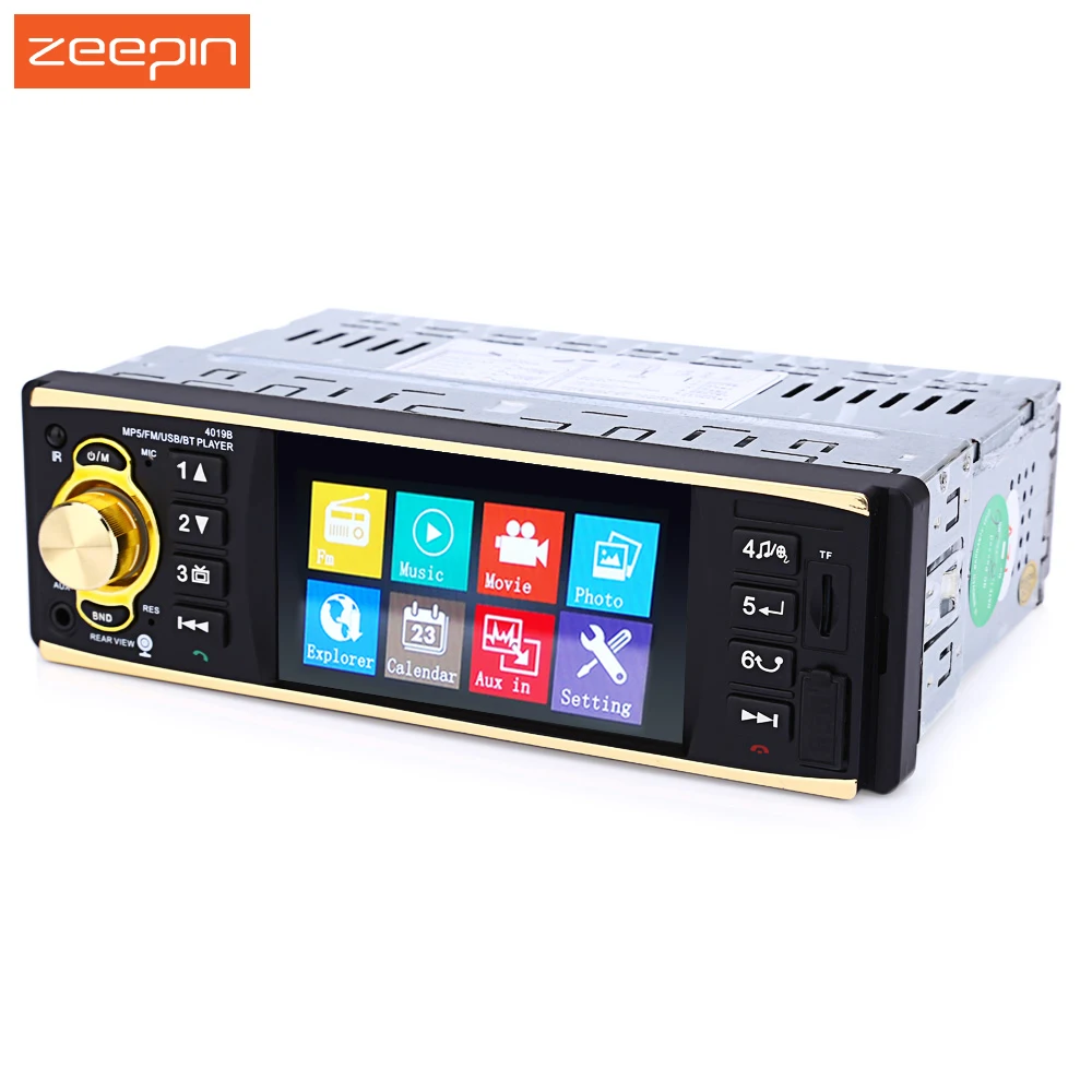 

4.1'' 4019B 1 Din Car Radio Player Auto Audio Stereo FM Bluetooth USB 1din Car MP5 Player with Streering-wheel Remote Control