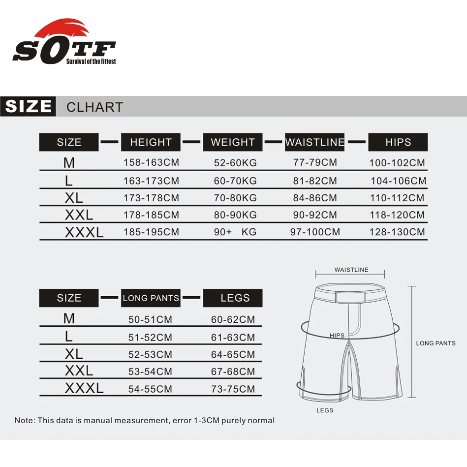SOTF ММА шорты кикбоксинг шорты боксерские шорты ММА Брюки Брок Леснар короткие ММА Бои Шорты pretorian Муай Тай Бокс