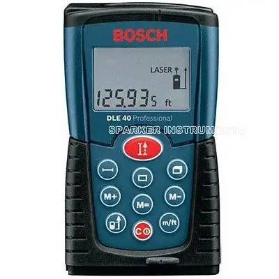 

DHL/EMS for BOS+CH DLE 40 Laser Distance Meter Tester Range Finder Measure 40m Range Metric