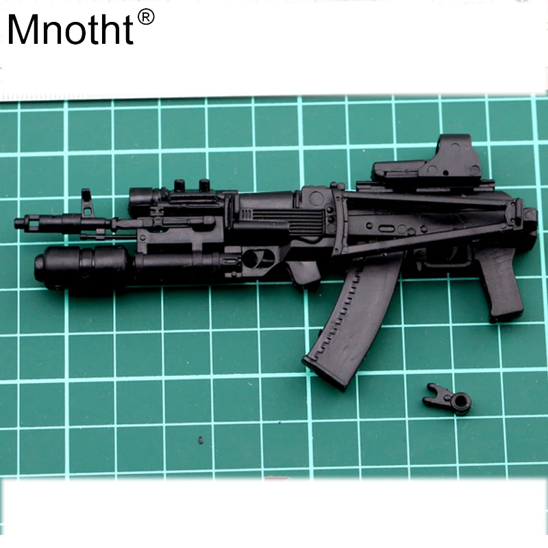 1:6 Scale 4D Assembled Weapon Model Carbine Gun HK53 Model Toy