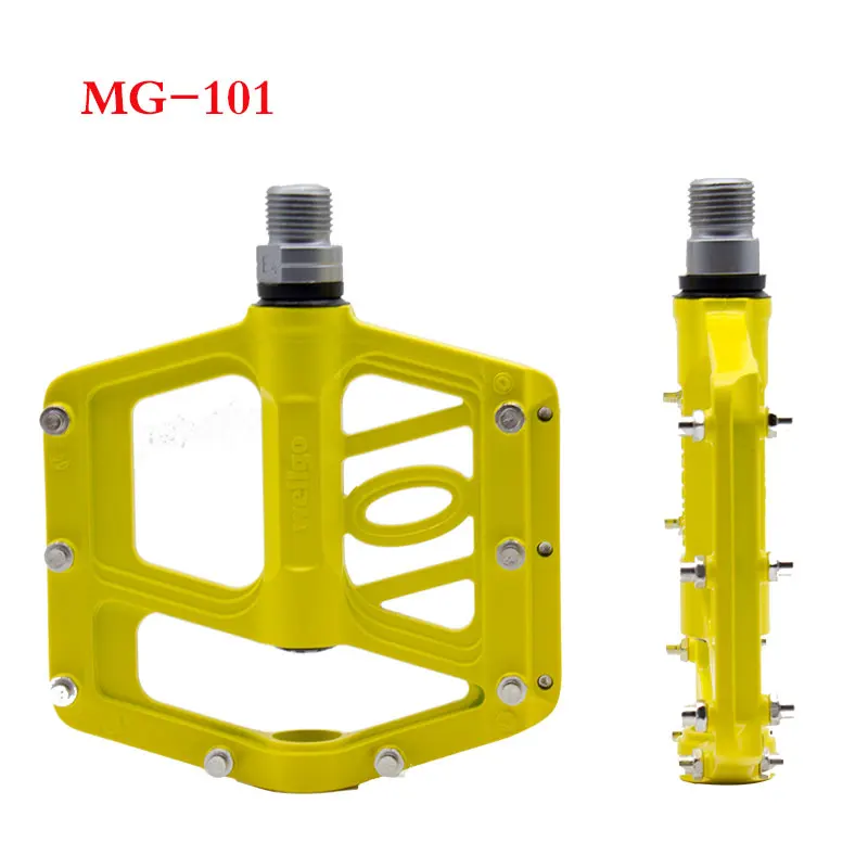 Wellgo MG-101 педаль MTB Горный Maganesium Сверхлегкий Противоскользящий герметичный подшипник велосипедные педали, велосипедные аксессуары многоцветные