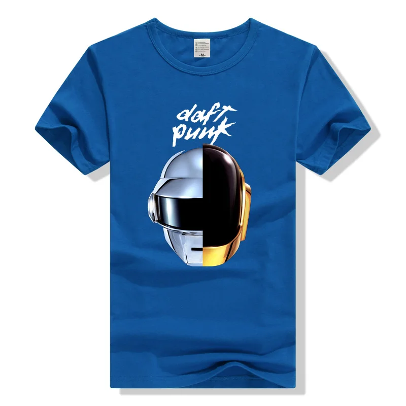 Daft Punk футболка Для мужчин женщин Одежда унисекс Топ Плюс Размеры хлопковая