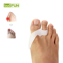 Correcteur de pédicure pour orteils, 2 pièces, Gel, extenseur, protecteur d'oignon, lisseur, soin des pieds, Hallux Valgus