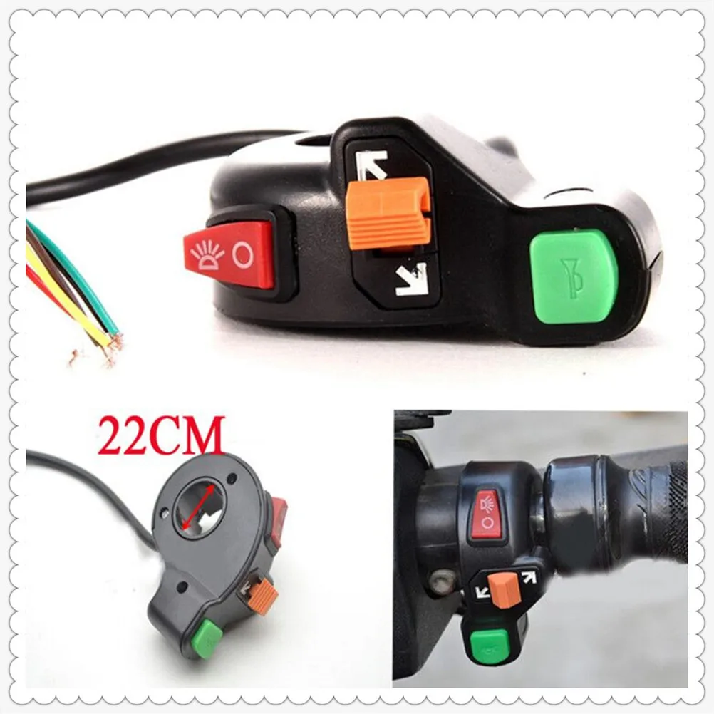 Universal Motorcycle Scooter Auto Headlights Turn Signal Light ON OFF Switch for KTM 250XC 250XC