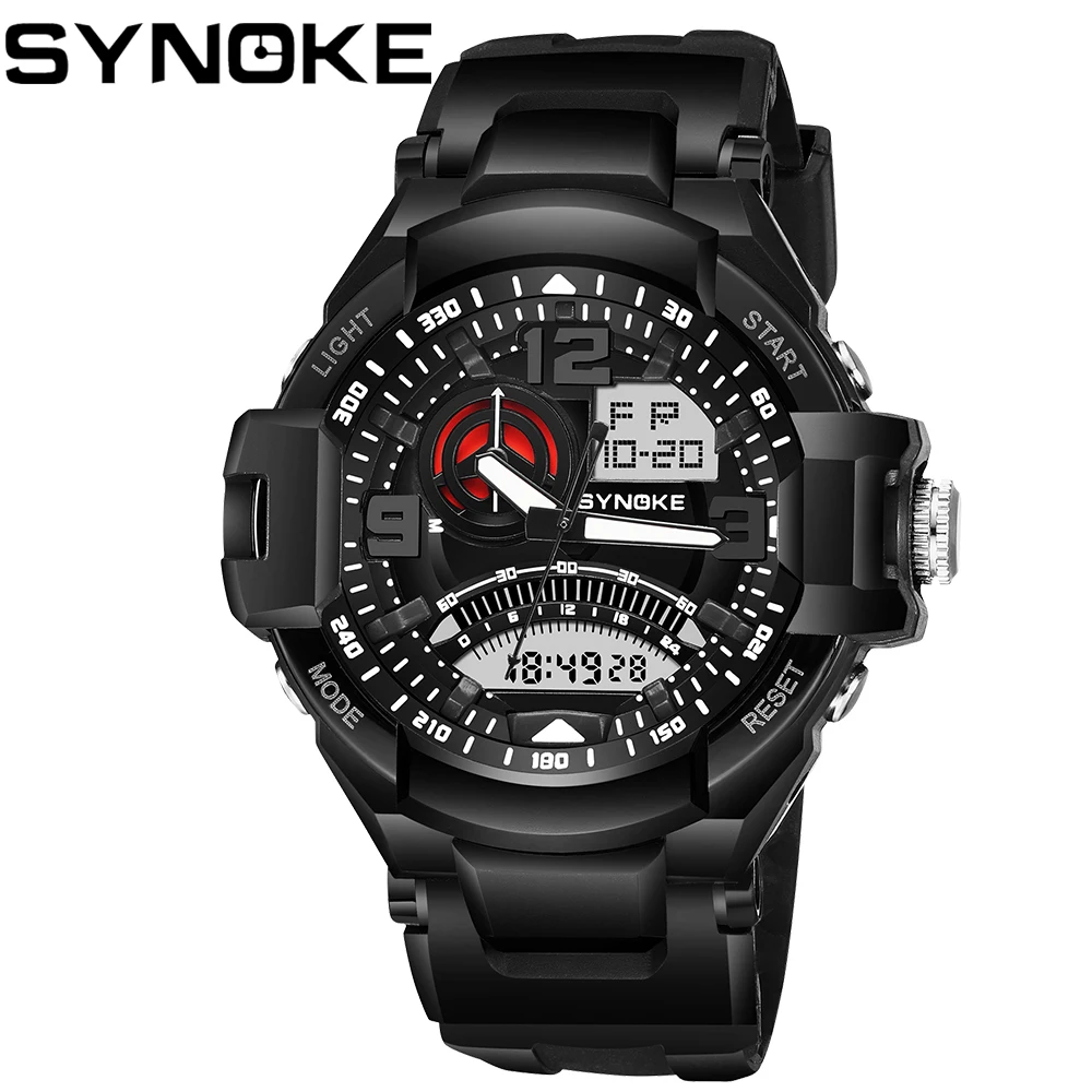 

Men Sports Watches Big Dial Digital Watch For Men Luxury Brand LED Waterproof Multifunction Men Wristwatches
