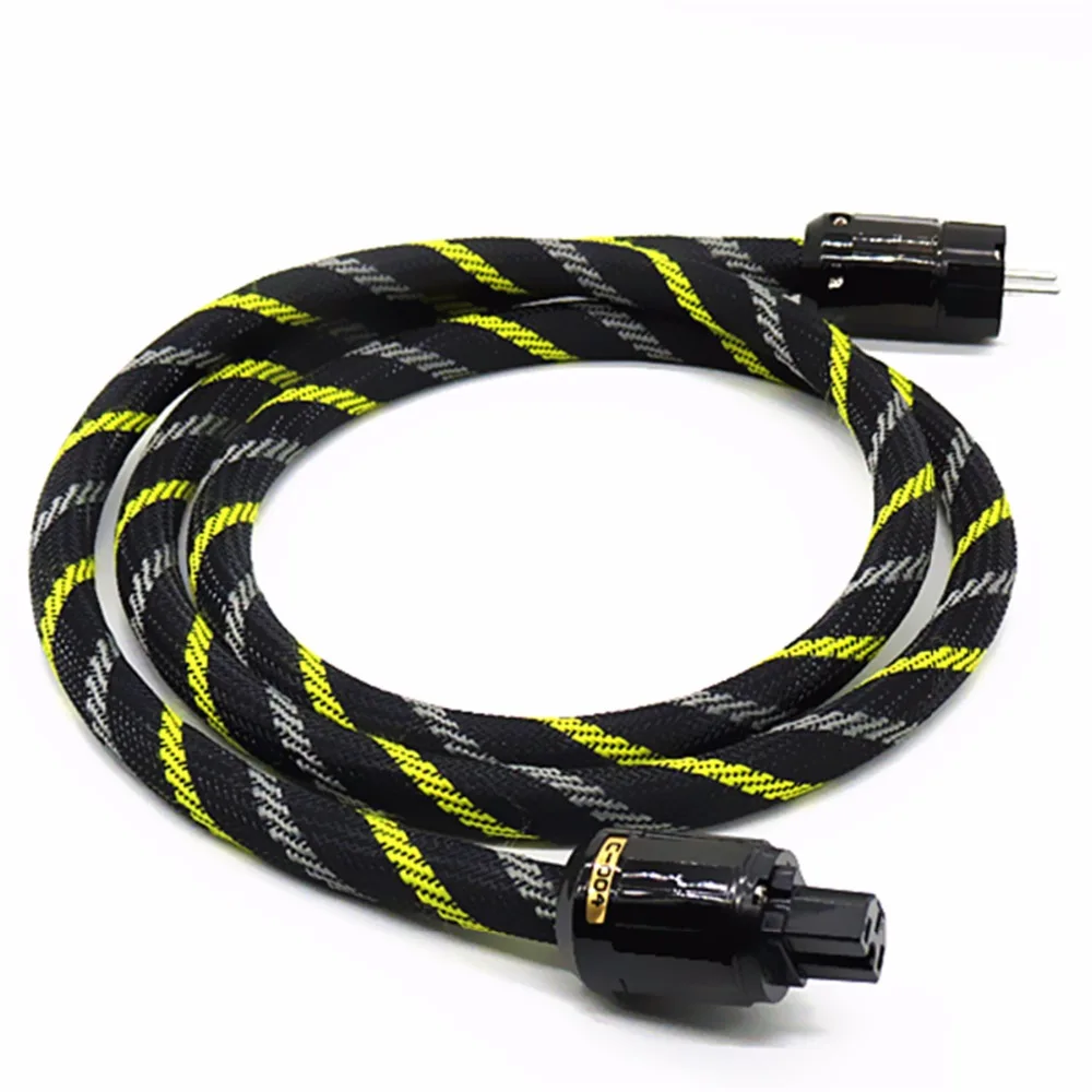 HiFi 4N Copper Wire Power Cable Cord cable audio 3core