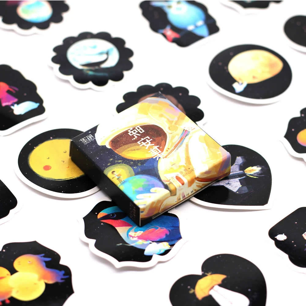 1 Pcs Boa Noite Lua Bonito Dos Desenhos Animados Adesivos Acao Figura Brinquedo Figuras Presente Brinquedos Menino Menina Criancas Aliexpress