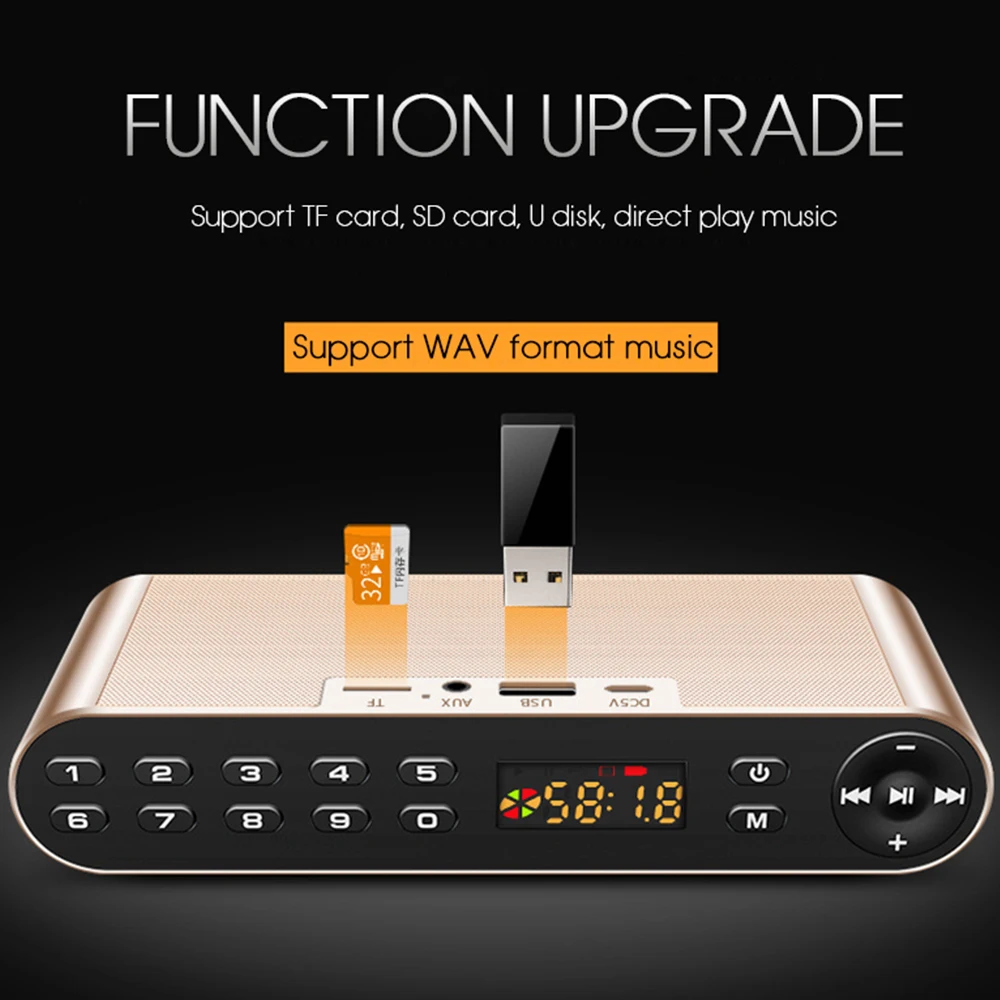 HIFI Bluetooth колонка Портативная Беспроводная с двумя басами s звуковая панель