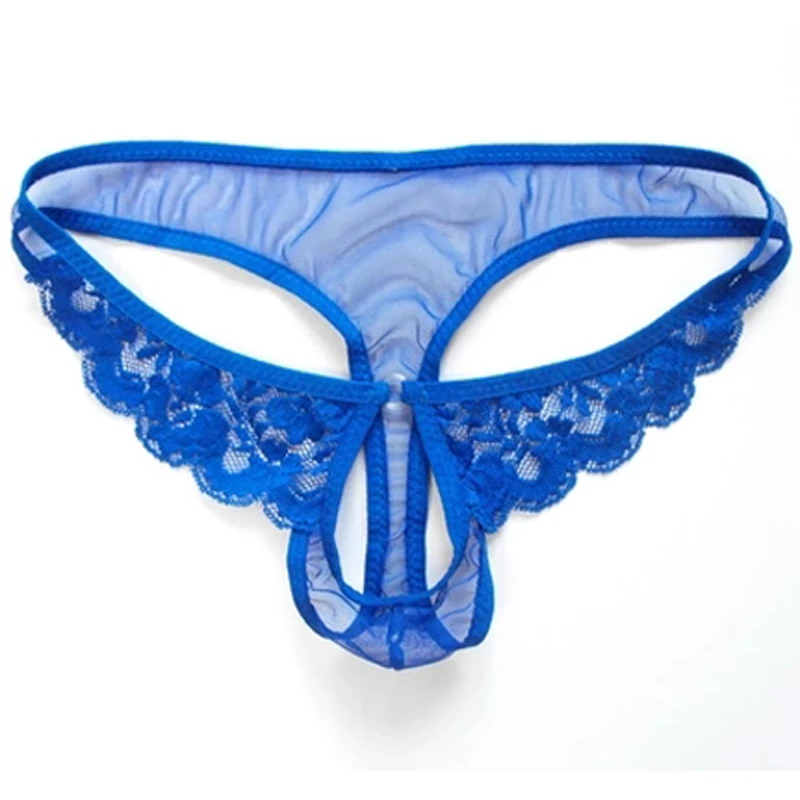 Lace Underwear Sexy For Men 2019 New Mens Thongs and G strings Black Red Jockstrap Erotic Lingerie Sissy Panties String