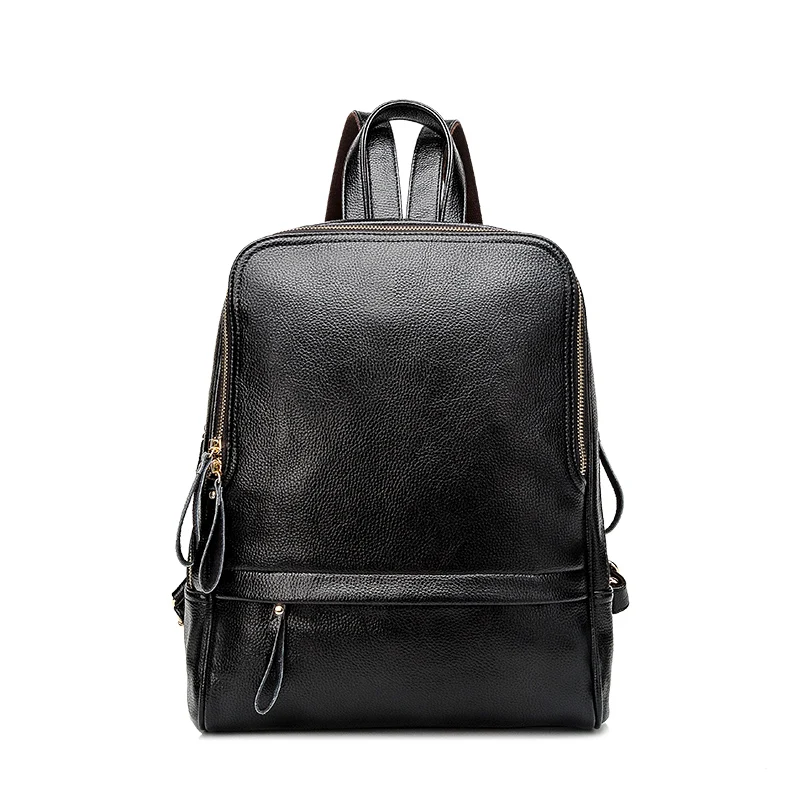 2017 New Women Back Pack Bag Japan Korea Teenage Student School Travel Bagpack Girls Genuine Leather