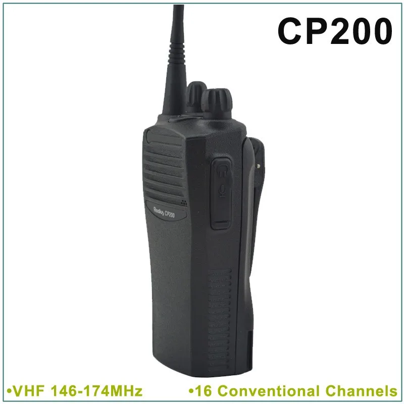 Новый CP200 VHF 146-174 МГц 16 обычных каналов Портативное двухстороннее радио (для моторолаа)