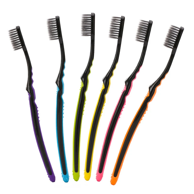 Бамбуковая зубная щетка Deep Clean Nano Escova De Dente Мягкая со щетиной гигиена полости рта