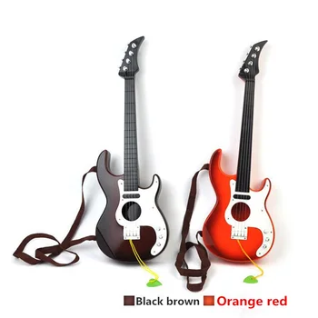 

Hot sale 1pcs Plastic Guitar baby developmental musical kids instruments baby music toys Preschool children musical instruments