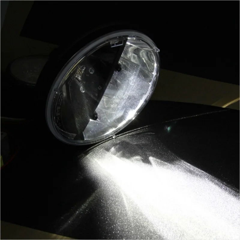 FADUIES Black 7 Inch 35W Round Daymaker LED Projector Headlight For Harley Davidson Motorcycle & Jeep Wrangler LED Headlamp (12)