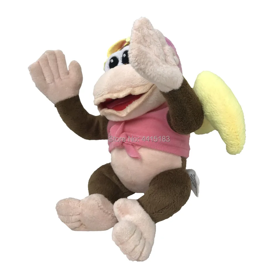 18 CM Anime Super Mario Bros Donkey Kong Sister Dixie Peluche Doll Plush Soft Stuffed Baby Toy Christmas Gift 18 CM Anime Super Mario Bros Donkey Kong Sister Dixie Peluche Doll Plush Soft Stuffed Baby Toy Christmas Gift