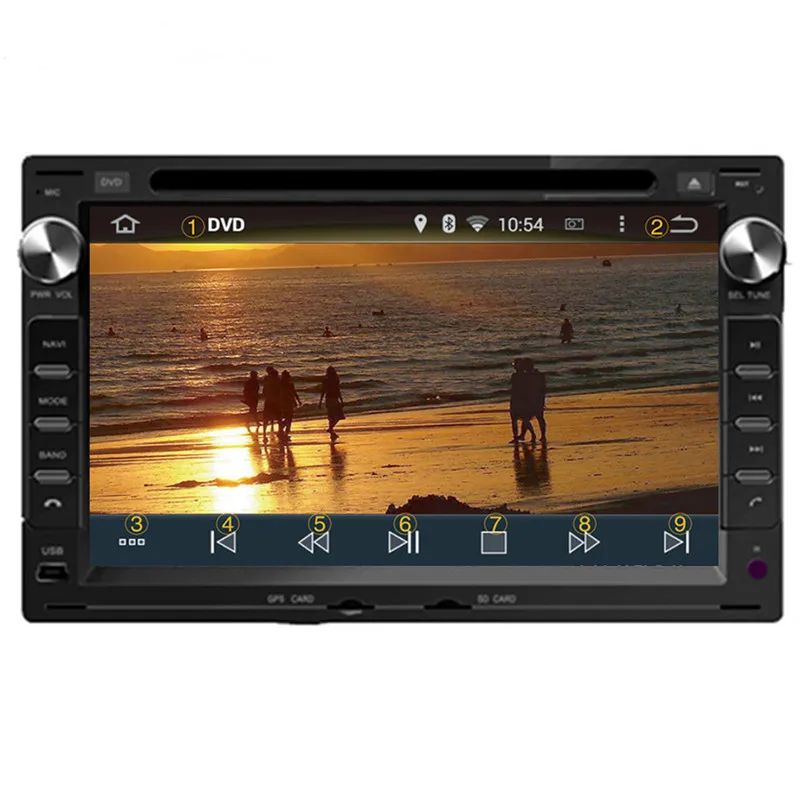 Excellent Ectwodvd Android 9.0 Car Multimedia DVD Player for VW CHICO 2004-2009 for SHARAN 2000-2009 for TRANSPORTER T4/T5 1998-2009 20
