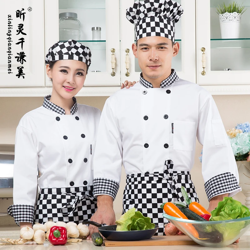 Chef Cooks Clothes Clothing Bakery Western Style Food Hotel Uniform ...