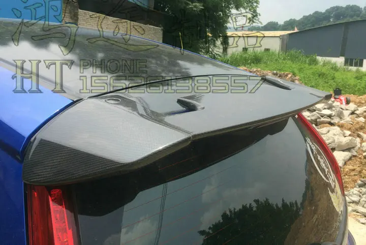 Fit for HONDA FIT JAZZ 2014 GK5 RS carbon fiber spoiler Fit for HONDA FIT JAZZ 2014 GK5 RS carbon fiber spoiler