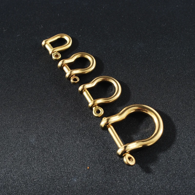 

Brass Horseshoe Buckle Stainless Steel outdoor U-Shaped Button DIY Handmade Copper Connection accessory Button