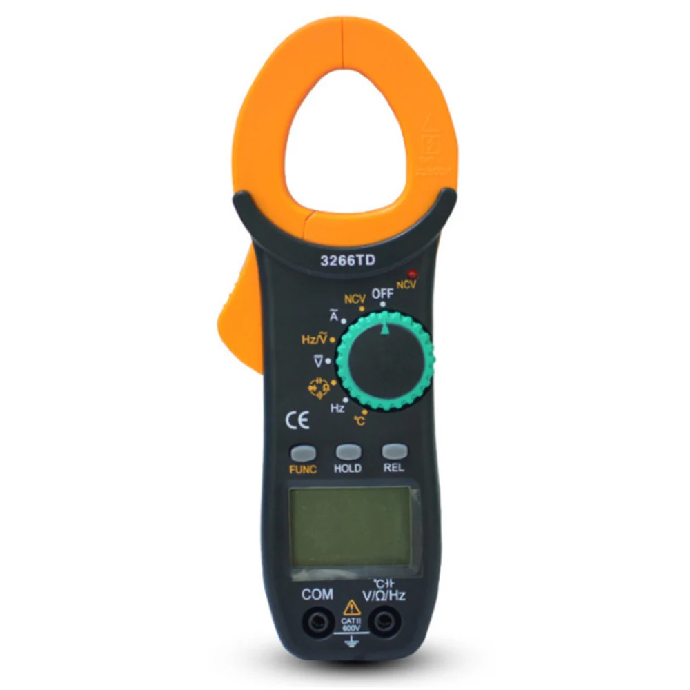 

Digital Clamp Meter 3266TD DC/AC Volt Amp Ohm Diode Mini Multimeter Ammeter Multitester Current Voltage Resistance Tester