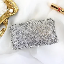 Блестящий вечерний клатч с блестящими стразами, роскошная женская сумка для банкета, женские вечерние сумочки с цепочкой ручной работы