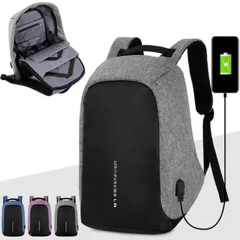 

Smart USB Charging Men Laptop Backpacks For Teenager Fashion Male Mochila Travel Backpack Anti Thief Backpack School Bag