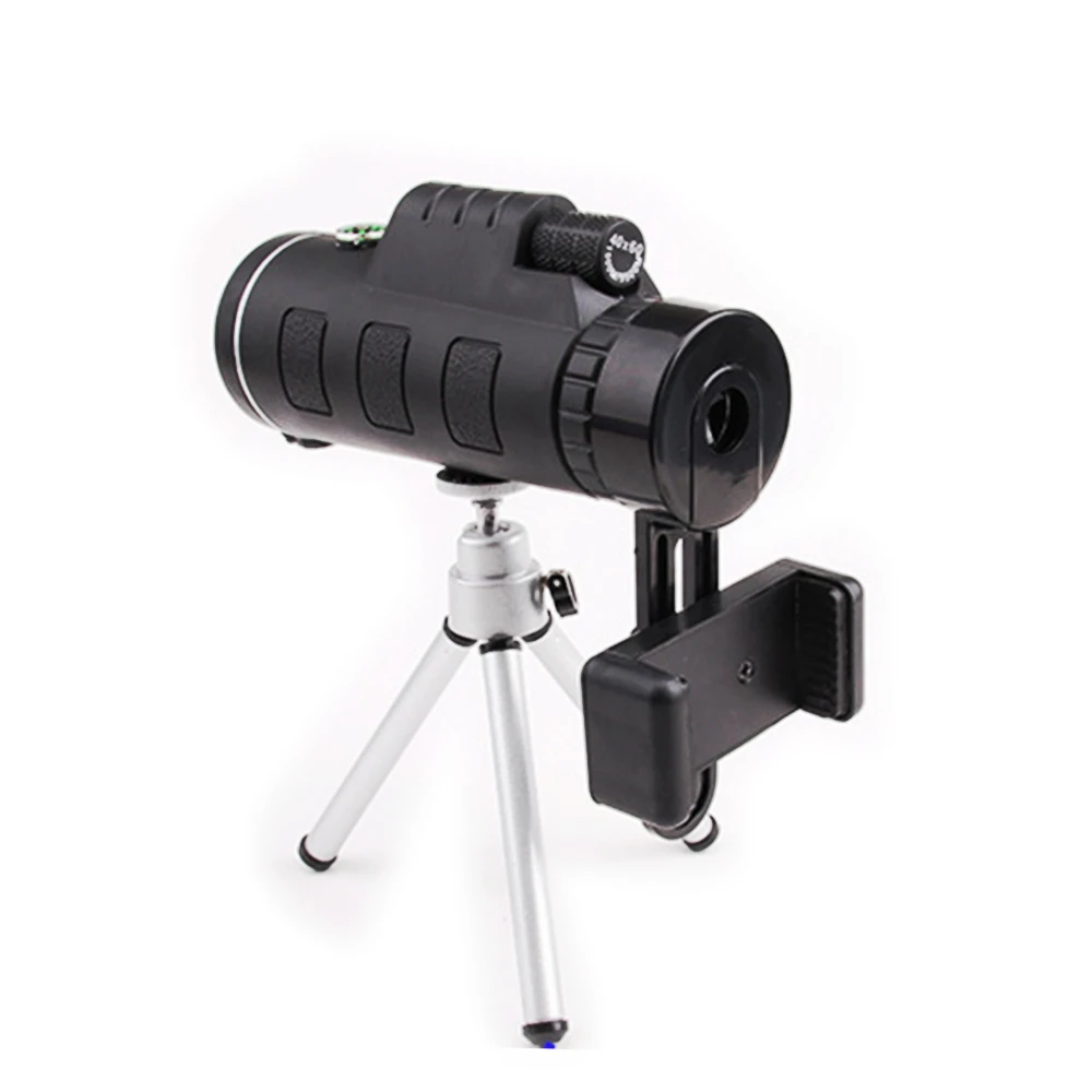 

40X60 HD Lens Mini Night Vision Telescope with Tripod Phone Clip Handheld Binoculars for Outdoor Hunting Camping