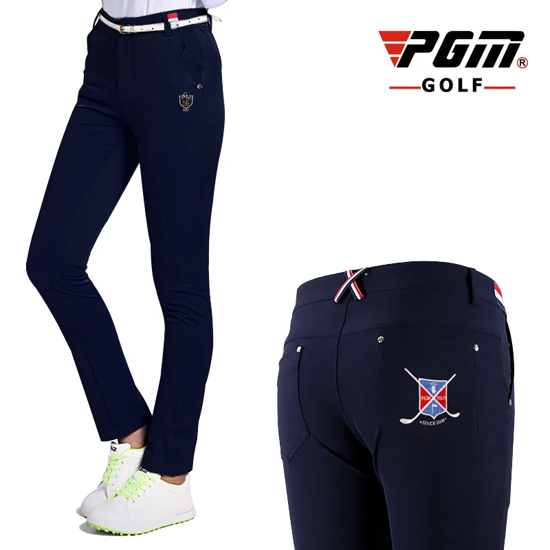 Buy PGM Golf Pants For Women Solid Winter Polyester