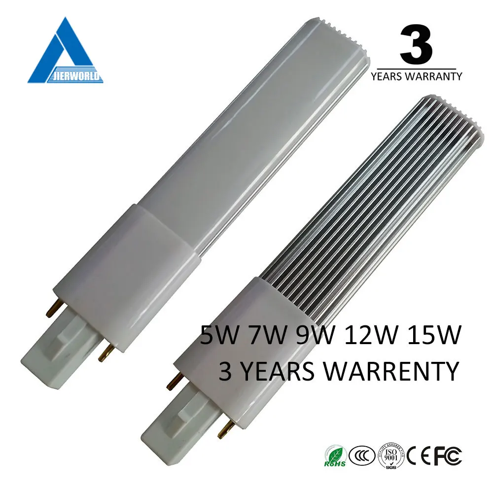 

G23 LED PL Bulb Lamp 5W 7W 9W 12W g23 Base Tube Indoor LED Plug in Light Fixtures