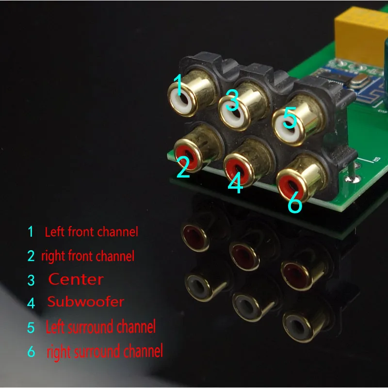 Плата усилителя мощности A600/DA60 5 1 канала Bluetooth 4 2 с высокой и низкой регулировкой