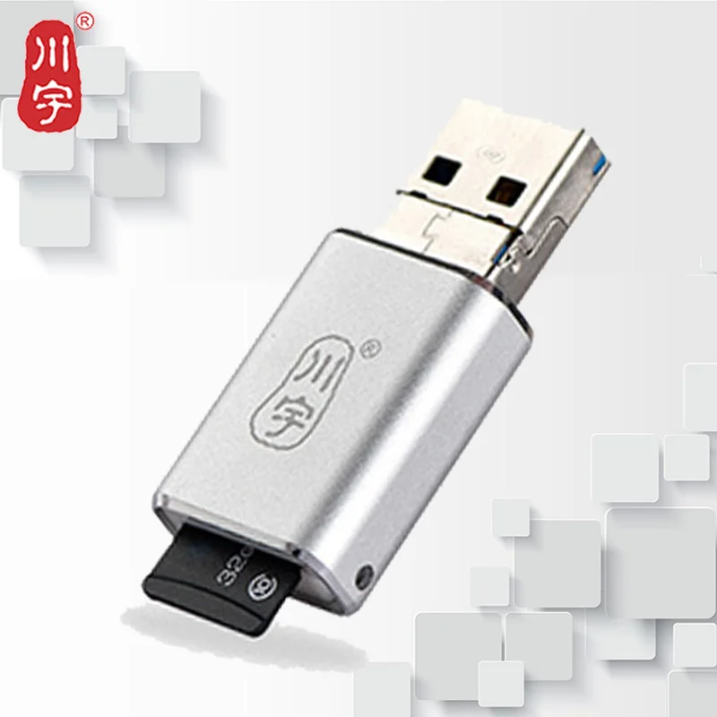 

Kawau 3.0 OTG Card Reader High Speed Mini Adapter with Micro SD Card / TF Card Slot for Mobile Phone Memory Card Reader C326