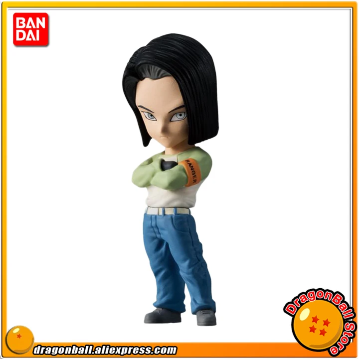 

Japan Anime "Dragon Ball SUPER" Original BANDAI ADVERGE SHOKUGAN 06 Collection Figure - Android 17
