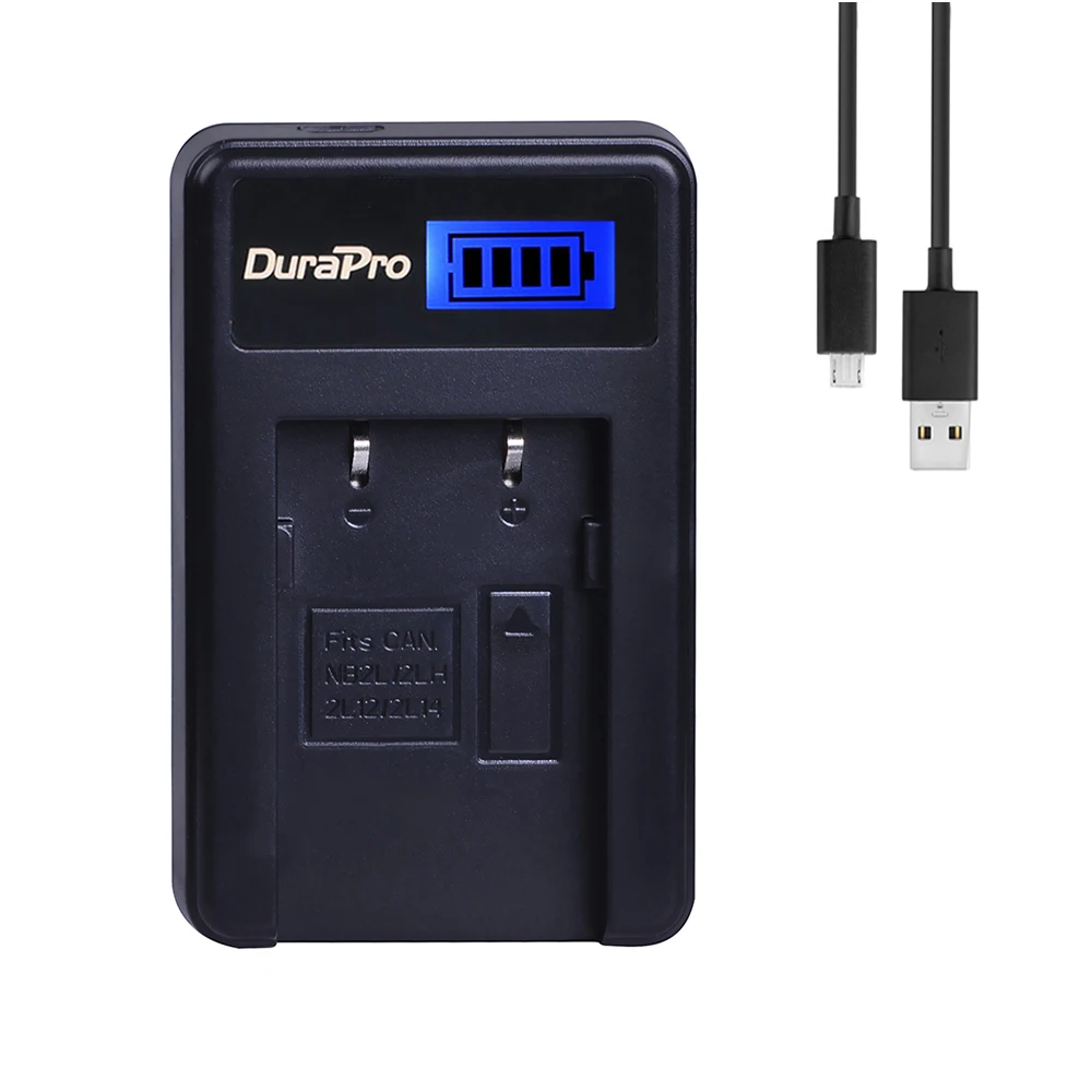 DuraPro NB-2L NB-2LH Battery + LCD Charger For Canon EOS 400D S80 S70 S50 S60 350D G7 G9 Z1 DC420 HV20 HG1 rechargeable battery,camera battery,camera battery charger,rechargeable battery charger