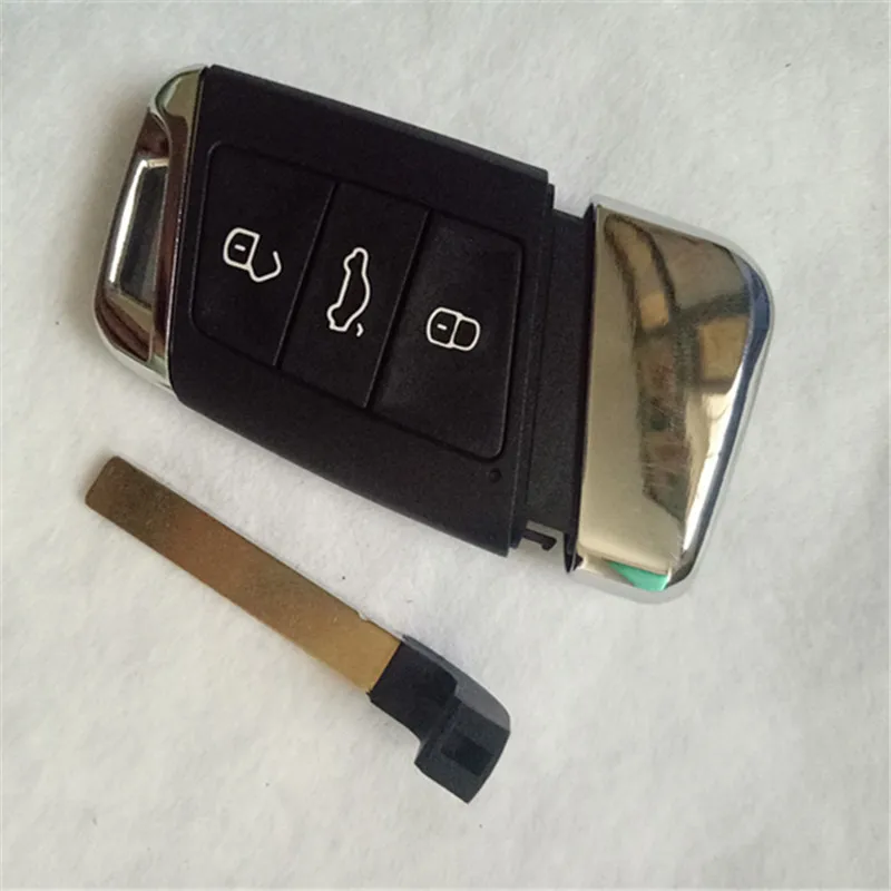 

DAKATU 3 Buttons Smart Car Key Shell Case For Volkswagen VW Passat B8 New Magotan Replacement Smart Shell