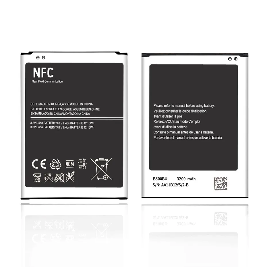 PINZHENG B800BE Battery For Samsung Note 3 Battery N900 N9006 N9005 N9000 N900A N900T N900P High Capacity Battery With NFC (2)