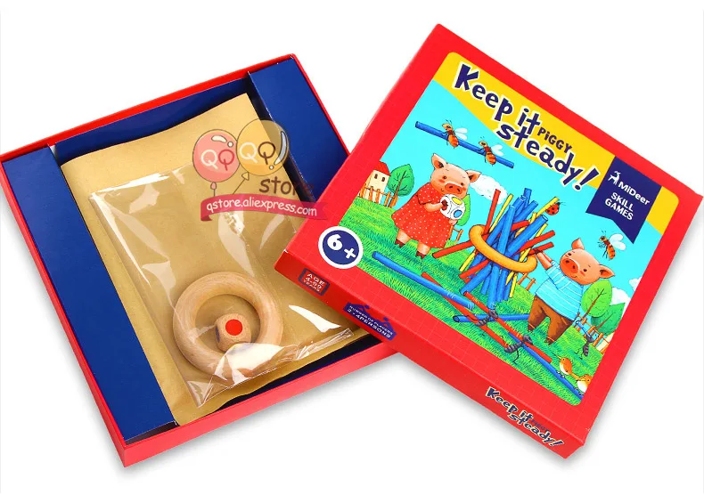 Mideer Keep it steady Семейная Игра мастерства и ловкости для возраста 6+ образовательные палочки головоломки игрушки для детей Детский подарок