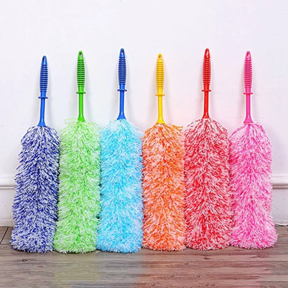 

Cleaning Duster Dust Cleaner Handle Feather Static Anti Magic Household Cleaning Tools 6 Colors