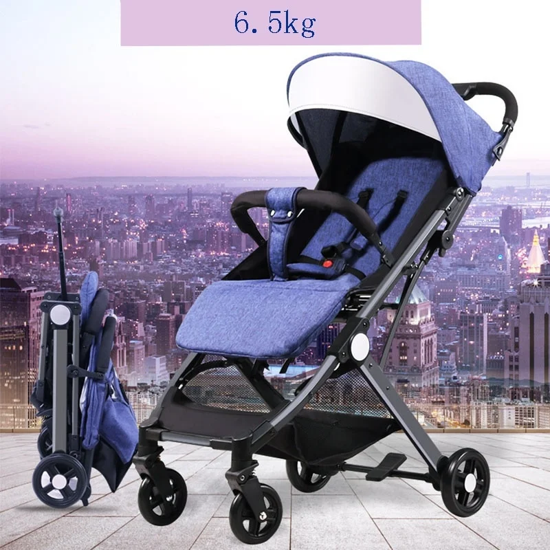 

6.5kg Portable Baby Stroller Newborn Cradle Strollers Foldable Travel Lightweight Child Car