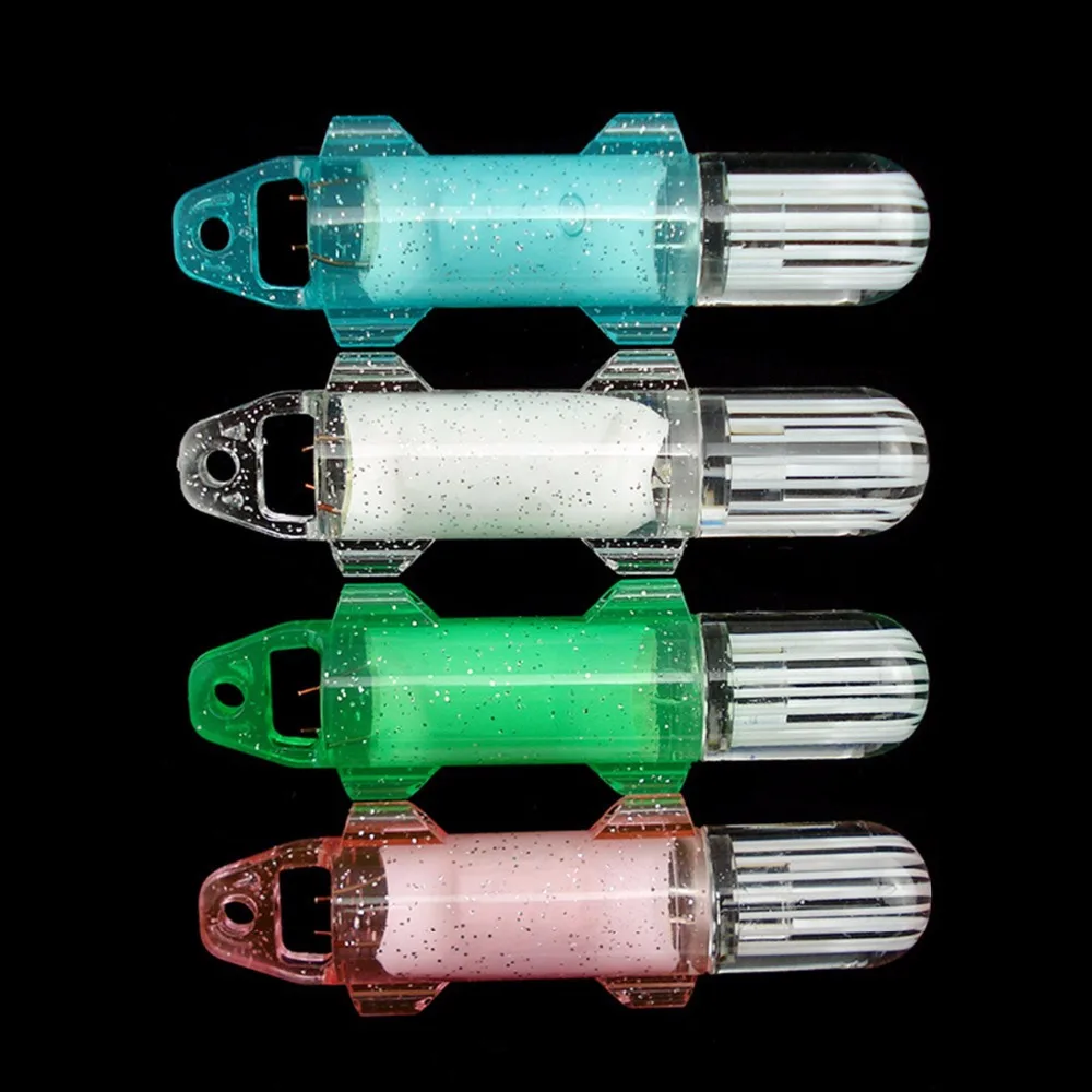 

FZCSPEED 2 PCS Mini LED Deep Drop Underwater Fishing Lure Fish Light Attracting Indicator Lure LED waterproof Squid Lights PE