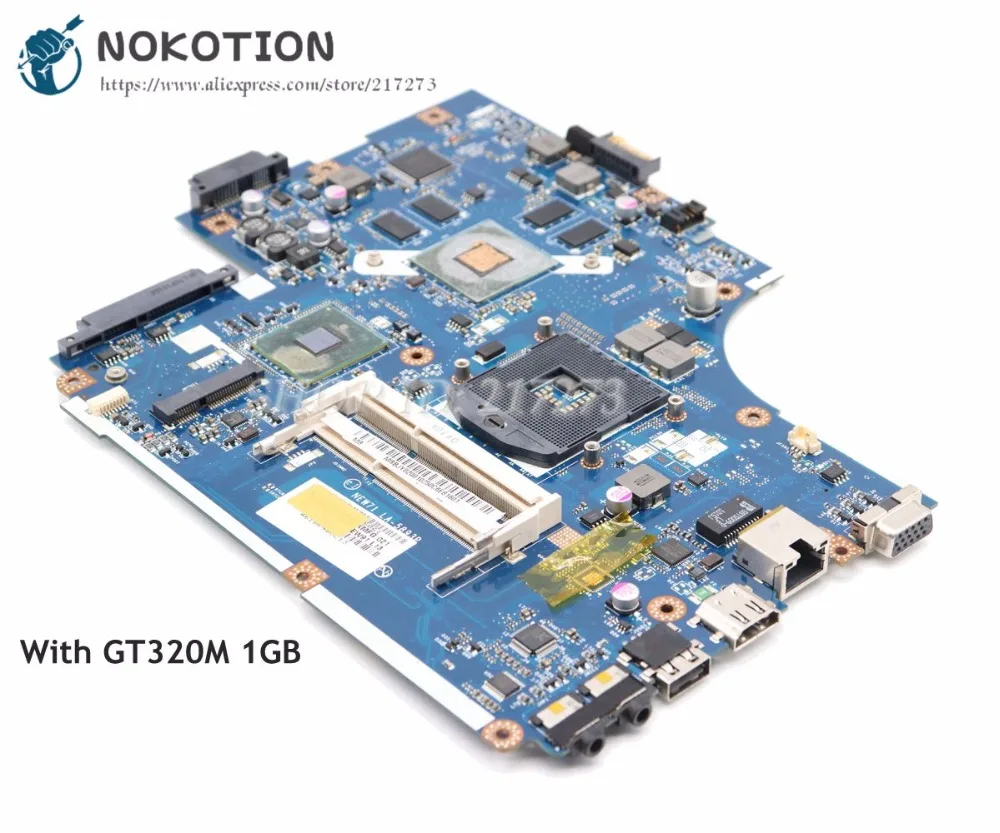 Материнская плата NOKOTION для ноутбука ACER 5741 5741G MBPTD02001 новая модель дюйма HM55 GT320M 1 ГБ
