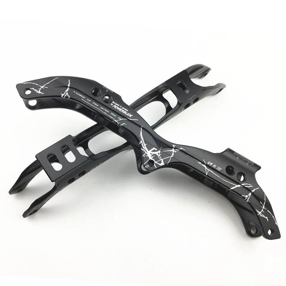 Powerslide Chassis Inline Speed Skating Frame Base for Skate Shoes 3*125 Mounting Distance 195mm