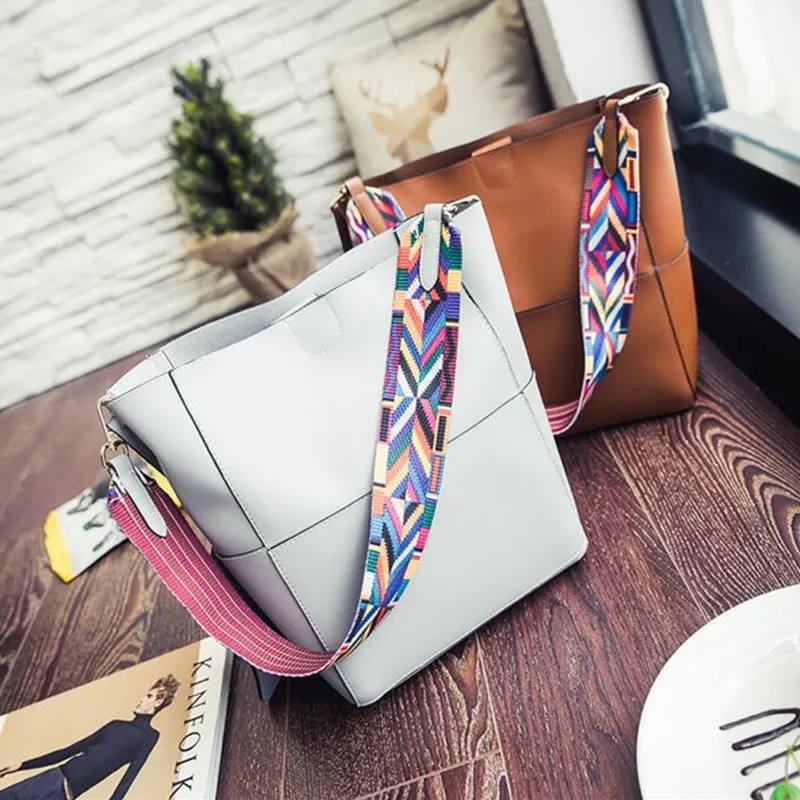 

COOL WALKER New Women's Handbags Pu Leather Shoulder Bags High-Quality casual Fashion Minimalist Tote Bag Purses And Handbags