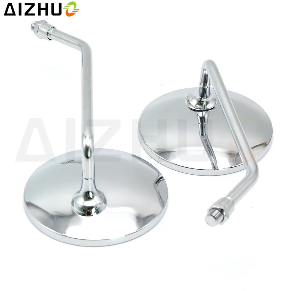 8/10 mm Motorcycle Rearview Mirror Stainless Steel Cafe Racer Mirror For Honda HORNET 600 MSX CB1300d CB600F CB190R XR250 NC700X