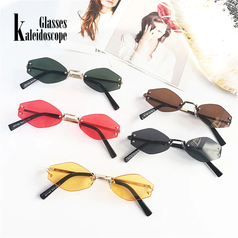 Калейдоскоп очки ретро солнцезащитные очки «кошачий глаз» маленькие линзы очки красные солнцезащитные очки для женщин