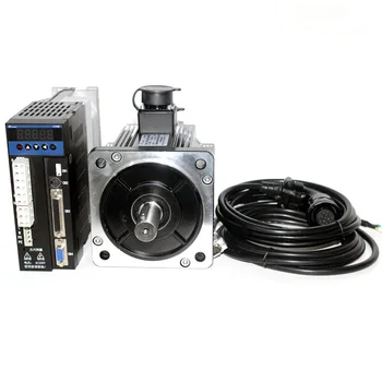 

lichuan 3 phase 220V 1500w 1.5kw 6N.m 2500rpm 130mm AC servo motor drive kit 2500ppr with 3m cable