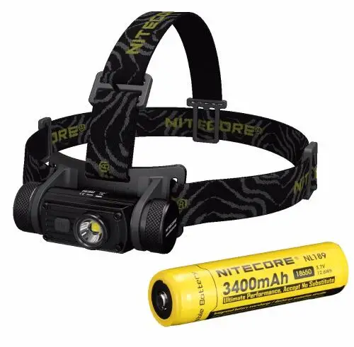 Nitecore HC60/HC60w налобный фонарь CREE XM-L2 U2 1000 люмен, водонепроницаемый светодиодный фонарь для кемпинга и путешествий - Испускаемый цвет: HC60W