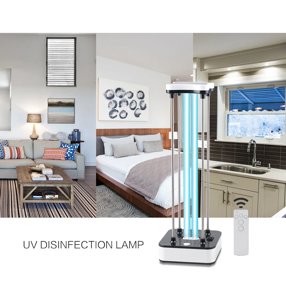 36W 220V Mobile Ultraviolet Lamp with Timer Remote Control Disinfection Lamp Sterilization Germicidal UV Lamp 2017 sale time limited ccc ce white lampara uv ultraviolet ultraviolet lamp 145w germicidal lamp electronic ballast